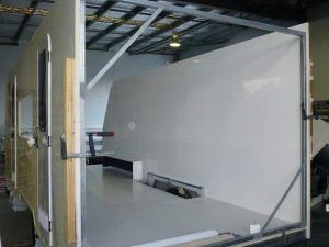 1220 X2440mm ACP 3mm الألومنيوم المركب لوحة مقطورة الكسوة مبنى